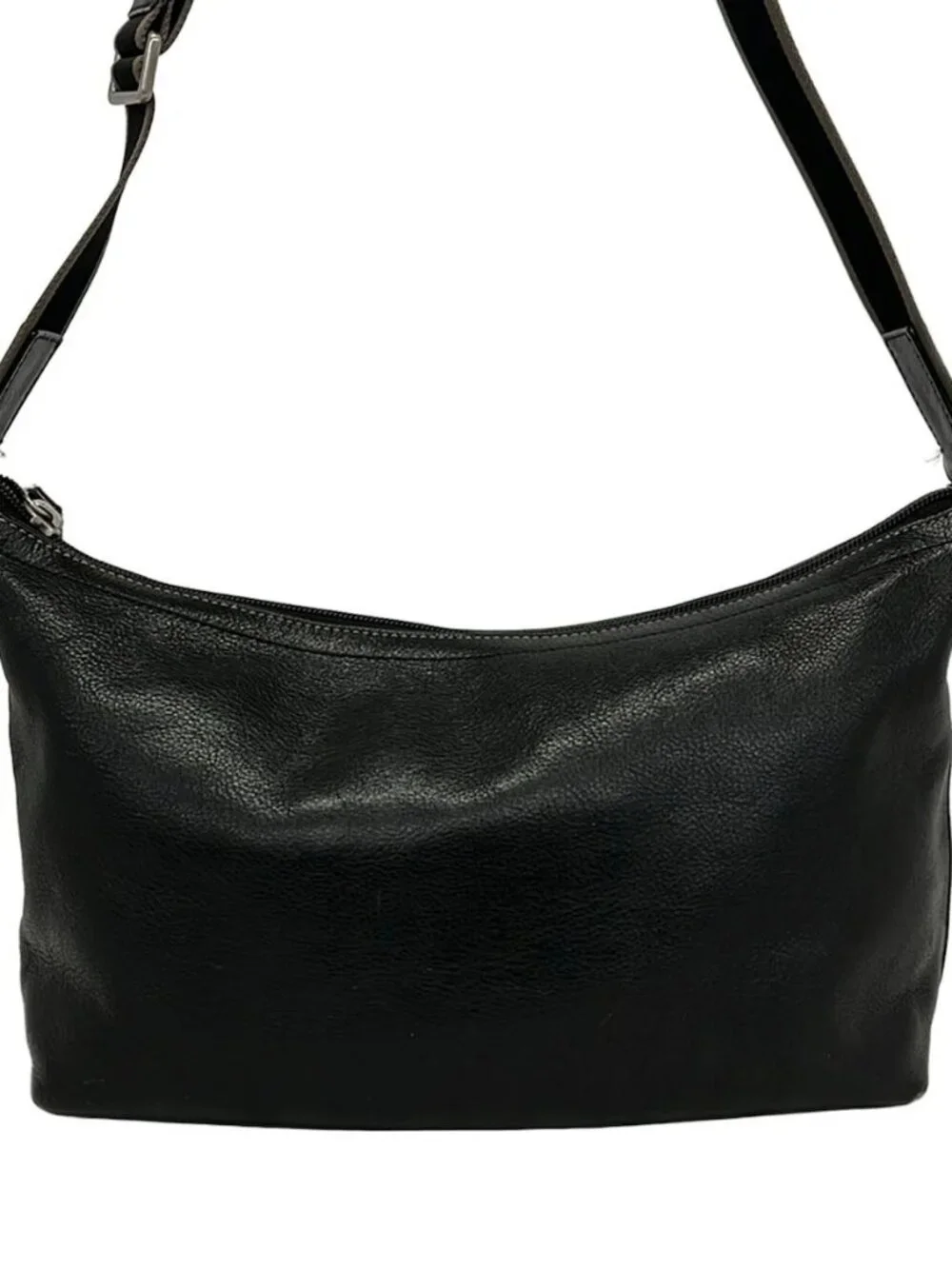 COACH Heritage Web Leather Small Crossbody F70559 Black Leather Shoulder Bag